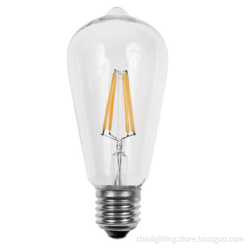 Waterproof 220V 110V st64 lighting led e26 e27 led edison light bulb vintage